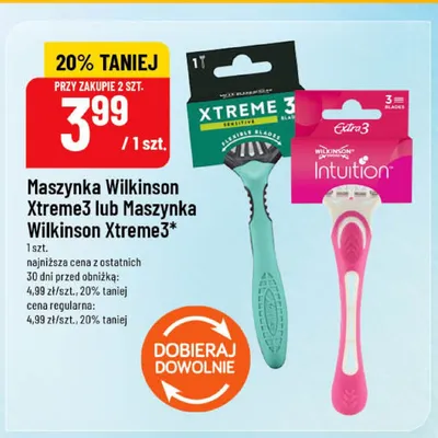 Maszynka do golenia Wilkinson Sword Xtreme 3 Sensitive promocja w POLOmarket