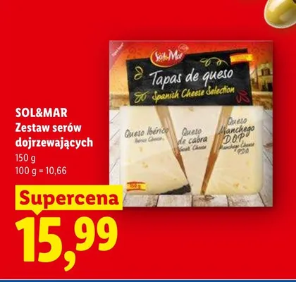 Zestaw serów dojrzewających promocja w Lidl