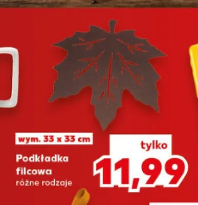 Podkładka filcowa 33x33 cm promocja w Kaufland