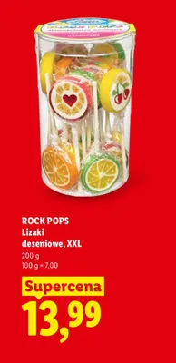 Lizaki deseniowe Rock Pops XXL promocja w Lidl