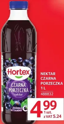 Nektar Hortex Czarna Porzeczka 1L promocja w Selgros