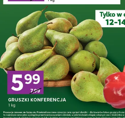 Gruszki konferencja promocja w Stokrotka