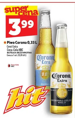 Piwo Corona Extra promocja w TOPAZ