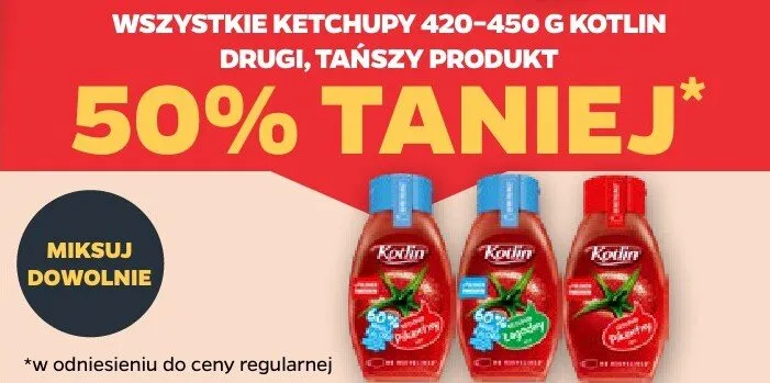Ketchupy 420-450 g (różne rodzaje) promocja w Netto