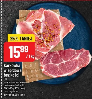 Karkówka wieprzowa bez kości promocja w POLOmarket