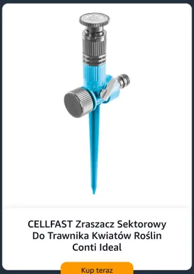 Zraszacz sektorowy Cellfast Conti Ideal promocja w Amazon