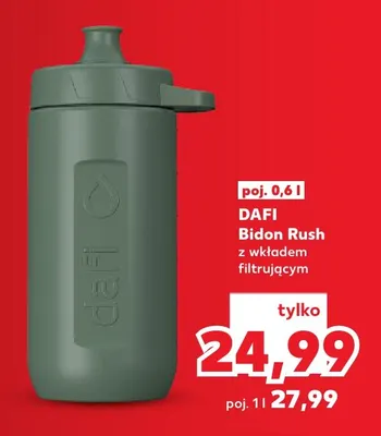 Bidon Rush z wkładem filtrującym 1 l Dafi promocja w Kaufland