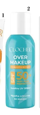 Mgiełka ochronna na makijaż Clochee Pure SPF50 promocja w Hebe