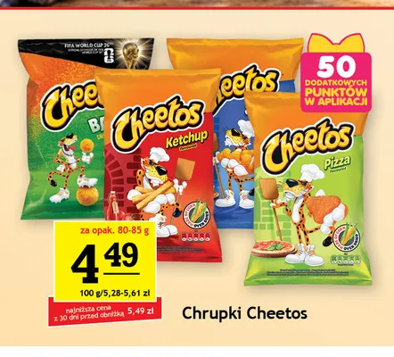 Chrupki Cheetos Big Paws promocja w Gram Market