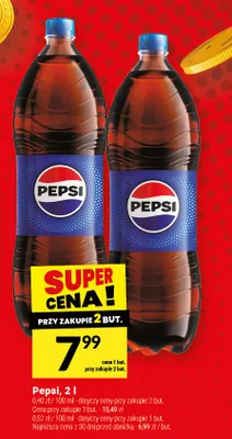 Napój gazowany Pepsi 2l promocja w Twój Market