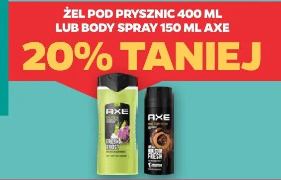 Body spray Axe promocja w Netto