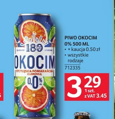Piwo bezalkoholowe Okocim promocja w Selgros