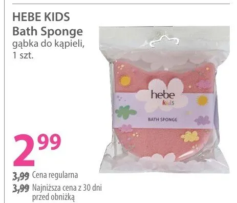 Gąbka Bath Sponge do kąpieli promocja w Hebe
