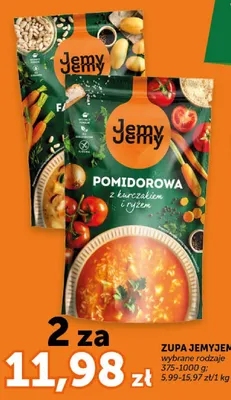 Zupa pomidorowa z kurczakiem i ryżem JemyJemy promocja w Groszek