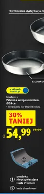 Patelnia z kutego aluminium Ø 24 cm promocja w Lidl