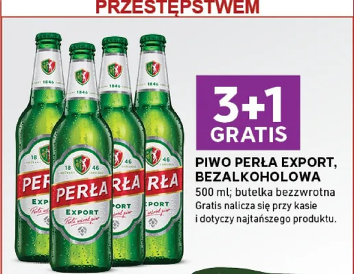 Piwo Perła Export, bezalkoholowa promocja w Stokrotka