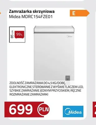 Zamrażarka skrzyniowa Midea MDRC154FZE01 promocja w kakto.pl