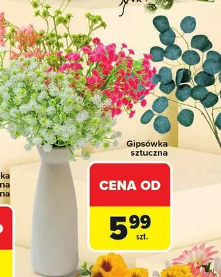 Gipsówka sztuczna promocja w Carrefour Market