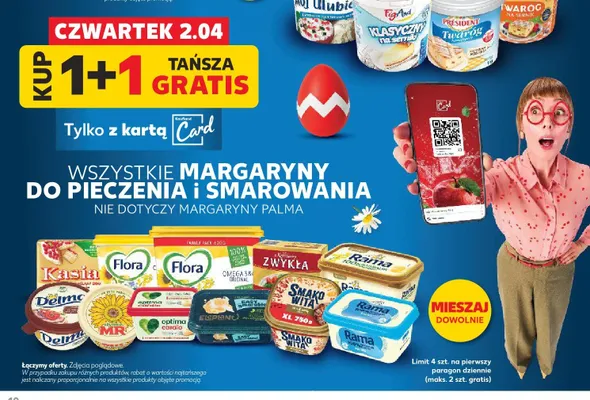 Margaryna do pieczenia i smarowania różne rodzaje promocja w Kaufland