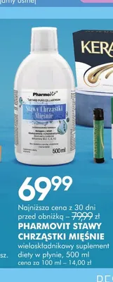 Suplement diety w płynie Stawy Chrząstki Mięśnie Pharmovit promocja w Super-Pharm