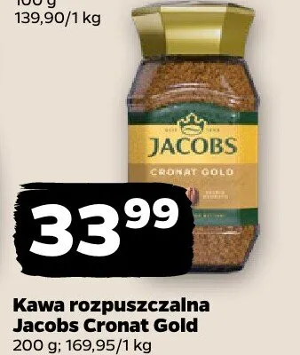 Kawa rozpuszczalna Cronat Gold promocja w Netto