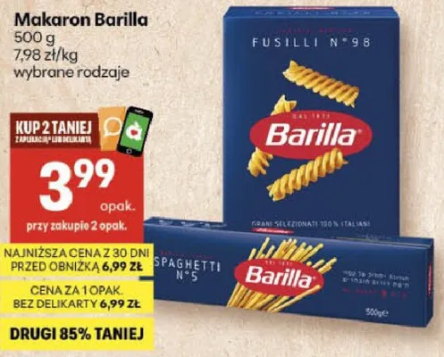 Makaron promocja w Delikatesy Centrum