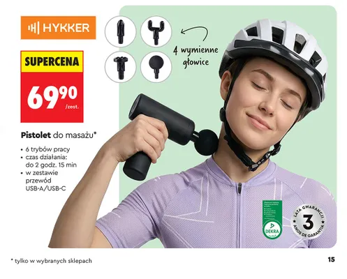 Pistolet do masażu promocja w Biedronka