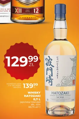 Whisky Hatozaki promocja w Duży Ben