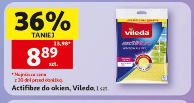 Actifibre do okien Vileda promocja w Auchan