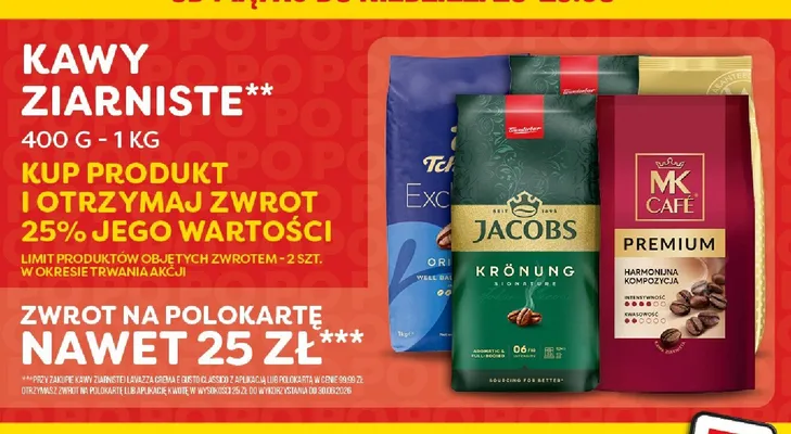 Kawa ziarnista MK Café Premium promocja w POLOmarket