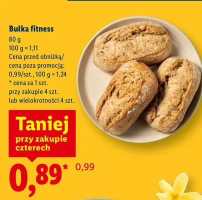 Bułka fitness Lidl promocja w Lidl