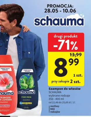 Szampon do włosów Schauma promocja w Intermarche