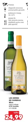 Wino LES ORMES DE CAMBRAS Sauvignon promocja w Kaufland