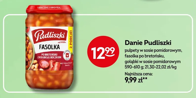Danie Pudliszki gołąbki w sosie pomidorowym promocja w Żabka