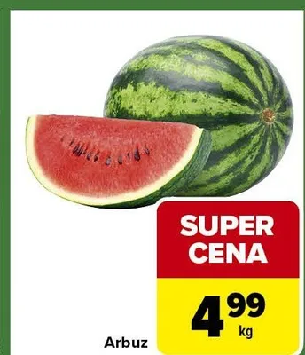 Arbuz promocja w Carrefour Express