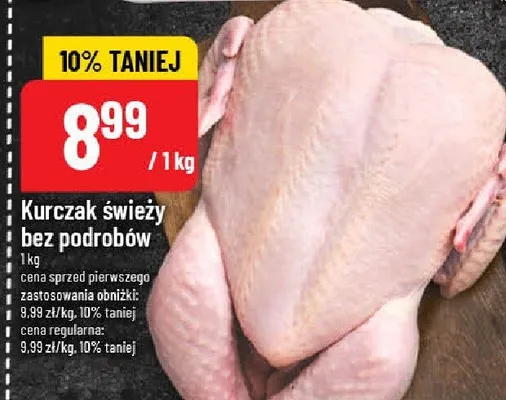 Kurczak świeży bez podrobów promocja w POLOmarket
