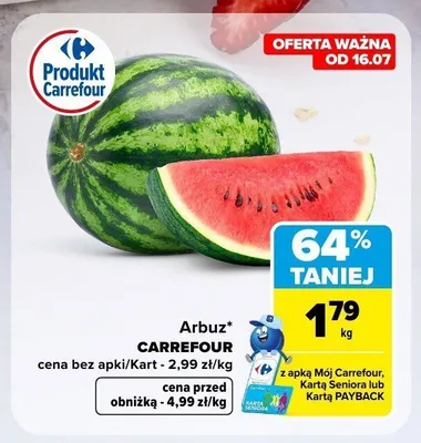 Arbuz Carrefour promocja w Carrefour