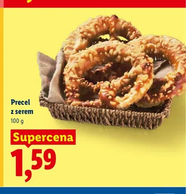 Precel z serem promocja w Lidl