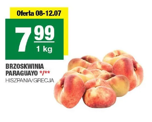 Brzoskwinia paraguayo promocja w SPAR