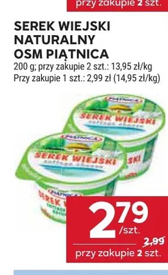 Serek wiejski naturalny OSM Piątnica promocja w Stokrotka