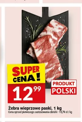 Żebra wieprzowe paski promocja w Twój Market