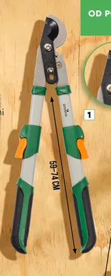 Narzędzia ogrodowe z teleskopowymi uchwytami sekator promocja w Biedronka