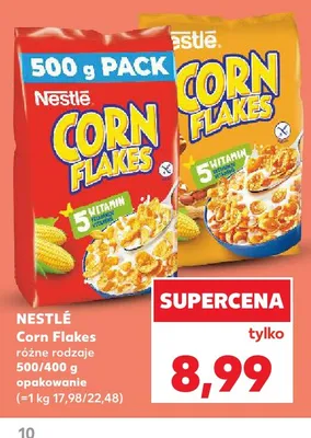 Płatki śniadaniowe Nestlé Corn Flakes promocja w Kaufland