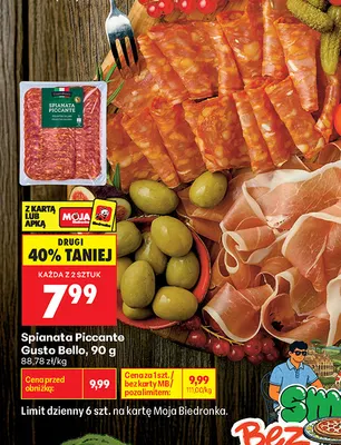 Spianata Piccante Gusto Bello promocja w Biedronka