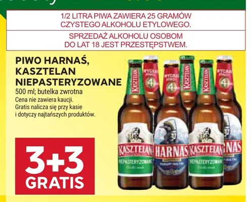 Piwo Harnaś promocja w Stokrotka