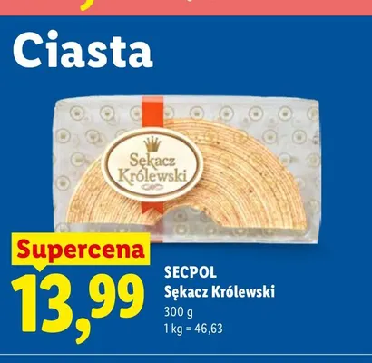 Sękacz Królewski Secpol promocja w Lidl