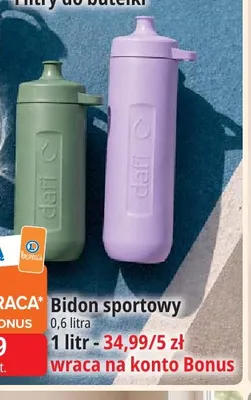 Bidon sportowy 0,6 l Dafi promocja w Leclerc