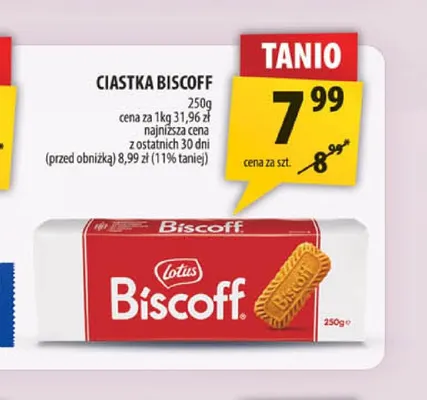Ciastka Biscoff Lotus promocja w Arhelan