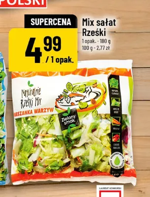 Mix sałat Rześki Zielony Smak promocja w POLOmarket