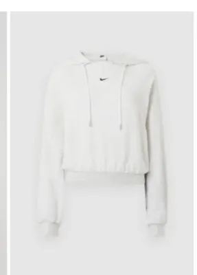 Bluza z kapturem Nike Sportswear biały promocja w Lounge by Zalando